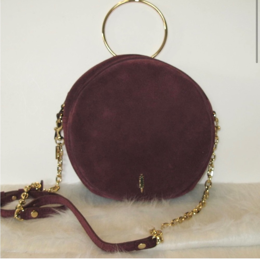 Thacker Convertible Leather Circle Crossbody Hand… - image 2